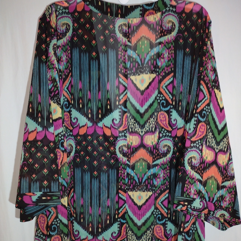Torrid Swim Cover up Kimono Size 3 3X - Picture 7 of 11